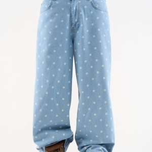 Dots Light Blue Pants