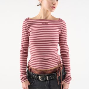 Nat Pink Stripes Longsleeve