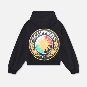 Champ Black Zipped Hoodie