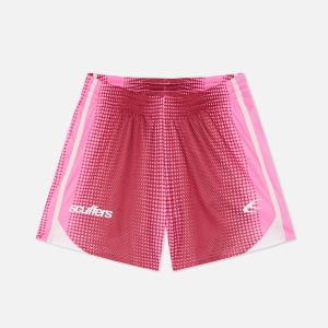 Frequency Red & Pink Shorts