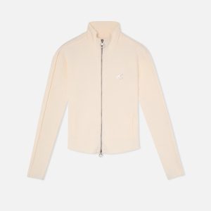 Monaco Ecru Zipper