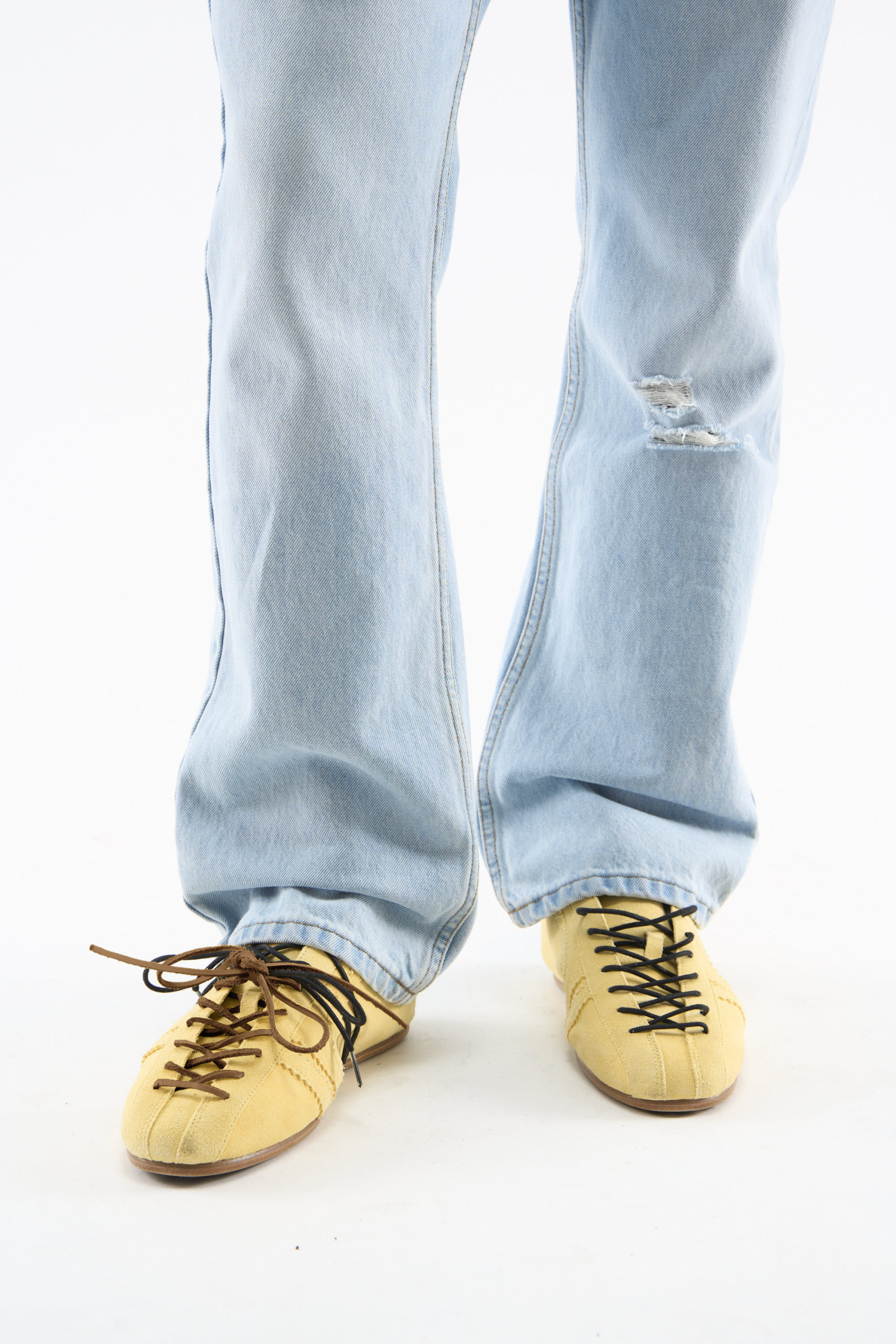 Iconic Suede Yellow Shoes - Image 8