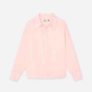 70s Summer Salmon Shirt