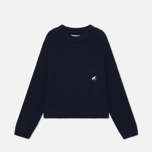 Pin Navy Knit