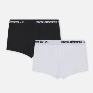 Basic Brief Black & White Boxers