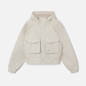 Boucle Essential Ecru Windbreaker