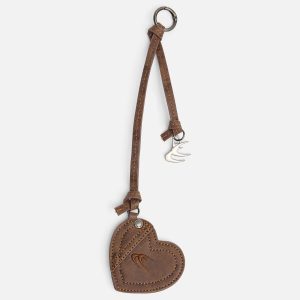 Love Brown Keychain Mirror