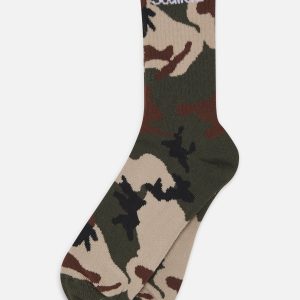 Camo Green Socks