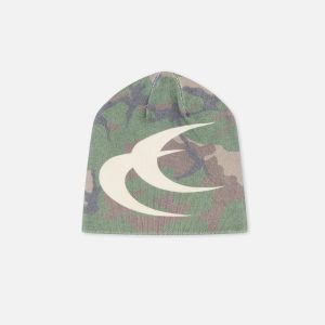 Camo Green Beanie