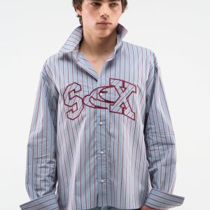 Sex Blue Shirt