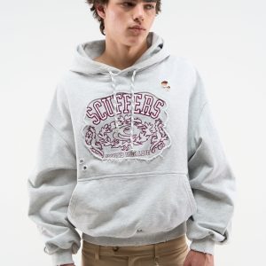 Eu Grey Melange Hoodie
