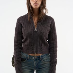 Stormy Brown Zipper