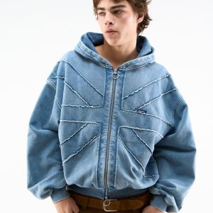 Flag Blue Zipper