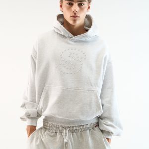 Bob Grey Melange Hoodie
