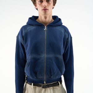 Exit Navy Zipper