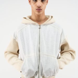 Exit Grey Zipper