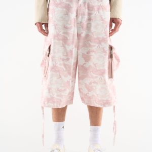 Funk Pink Camo Jorts