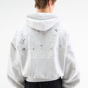 Worldwide Grey Melange Hoodie
