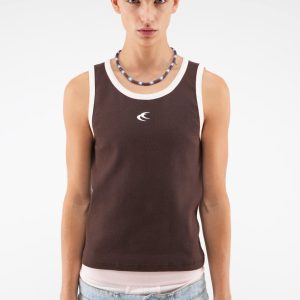 Twice Brown Tank Top