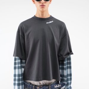 Blur Kurtis Navy Longsleeve