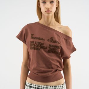 Anastasia Brown Top