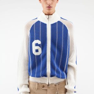 Beacon Navy Knit Zipper