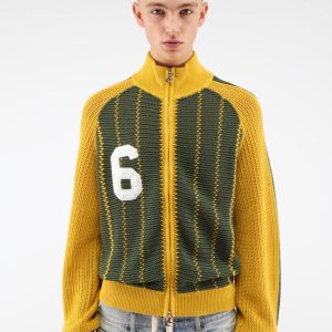 Beacon Yellow Knit Zipper