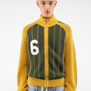 Beacon Yellow Knit Zipper