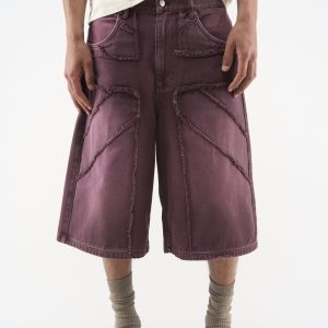 OPS Burgundy Jorts