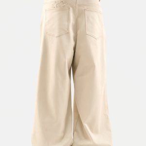 Suede Grey Jumbo Pants