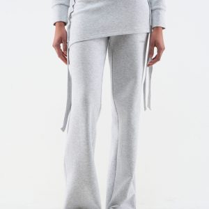 Cozy Grey Melange Pants