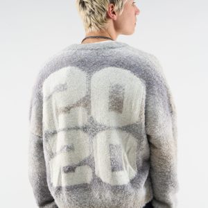 Quarter Grey Zipper Knit