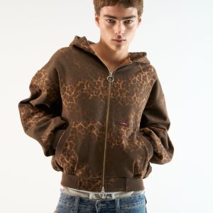 Scff Leopard Zipper