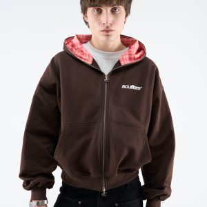 Gothic Brown Zipper