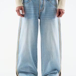 Brief Light Blue Pants