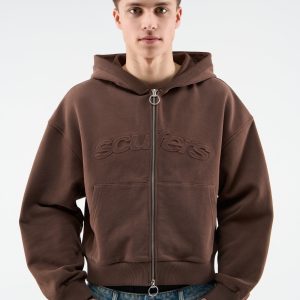 Bullet Brown Zipper