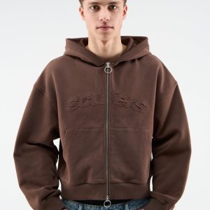Bullet Brown Zipper