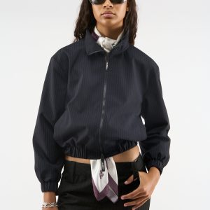 Nautica Navy Pinstripe Jacket