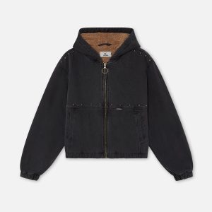 Denim Dark Work Jacket