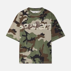 Double Camo Green T-Shirt