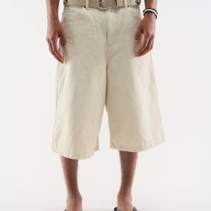 Ribstop Ecru Jorts