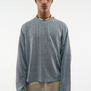 Abar Blue Knit Longsleeve