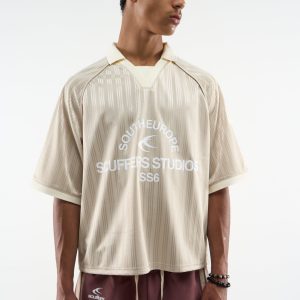 Rising Ecru Football T-Shirt
