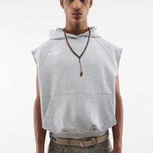 No Gym Grey Melange Hoodie