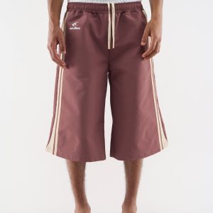 Tech Burgundy Jorts