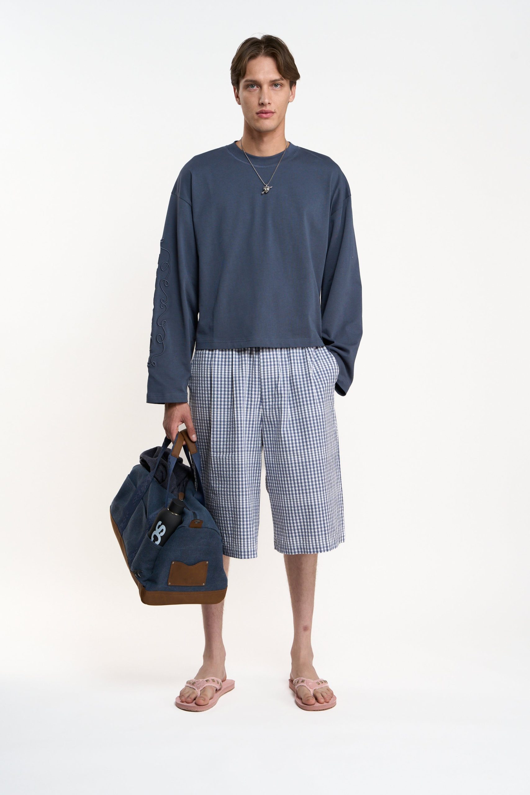 Barcelona Navy Longsleeve - Image 2