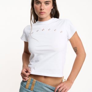 Hole White T-Shirt