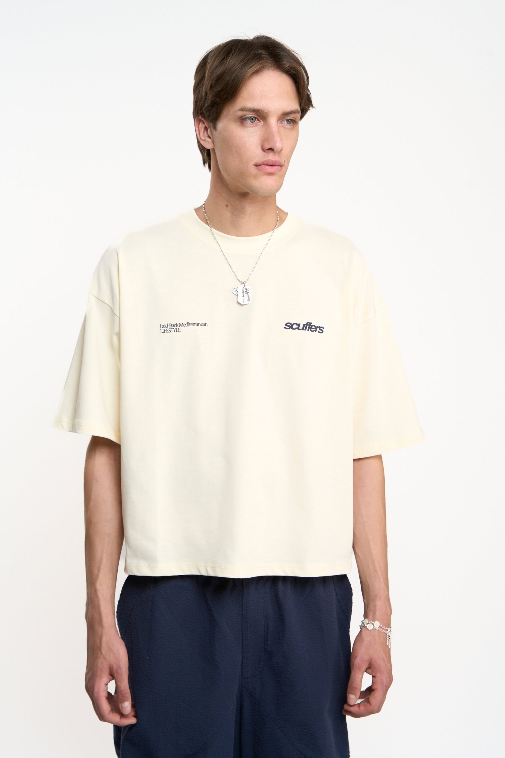 Barcelona Ecru T-Shirt - Image 3