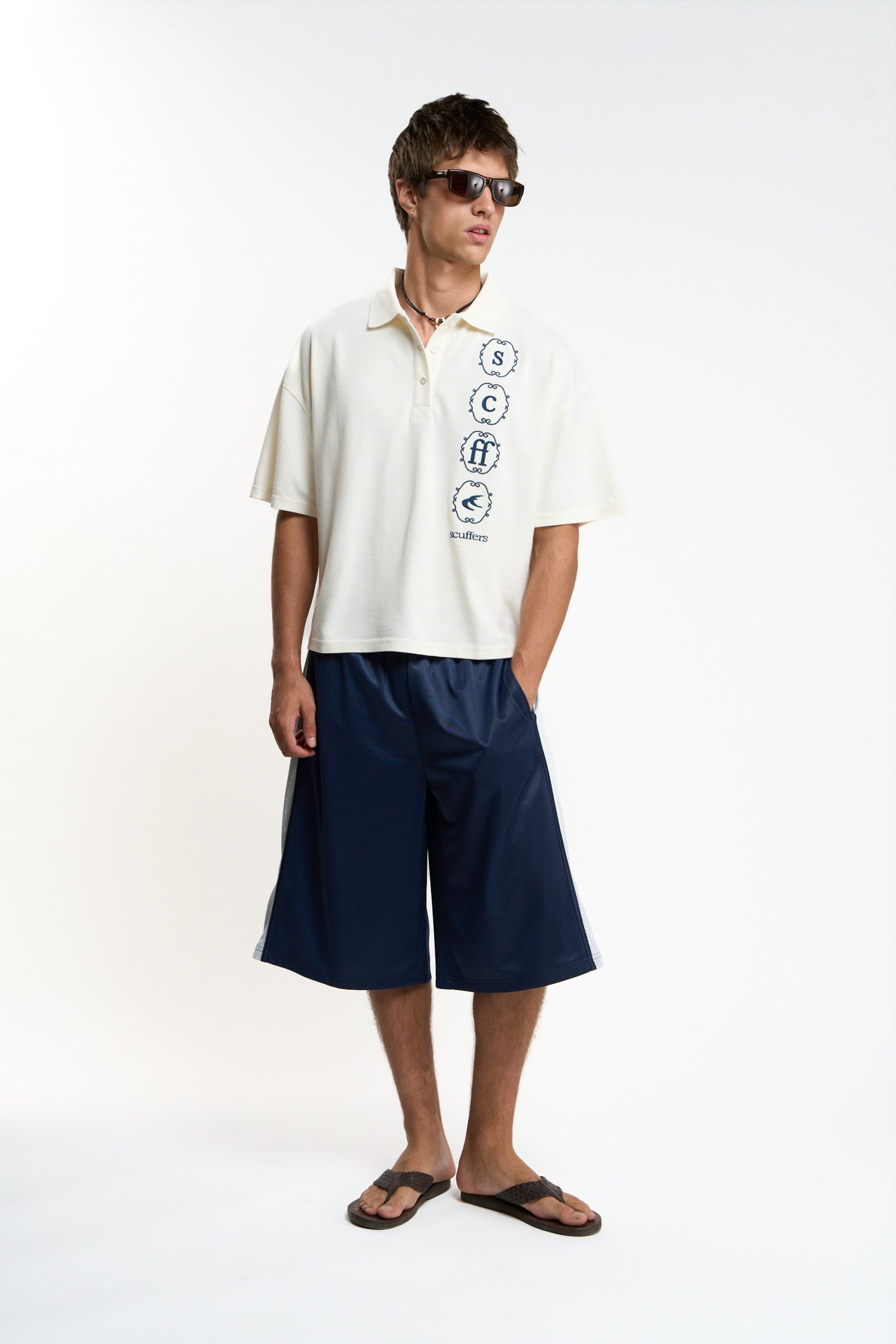 Barcelona White Polo - Image 2