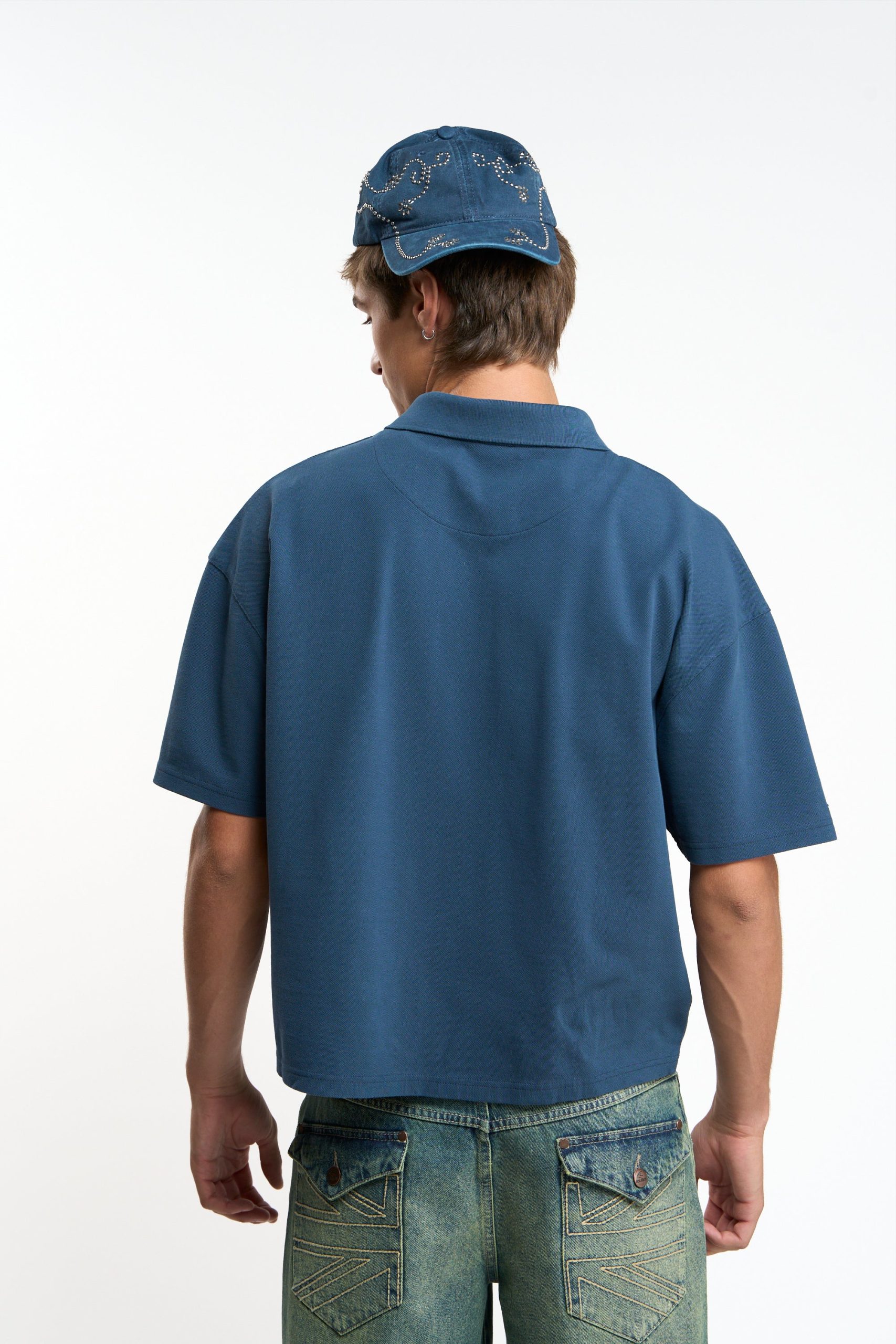 Barcelona Navy Polo - Image 3